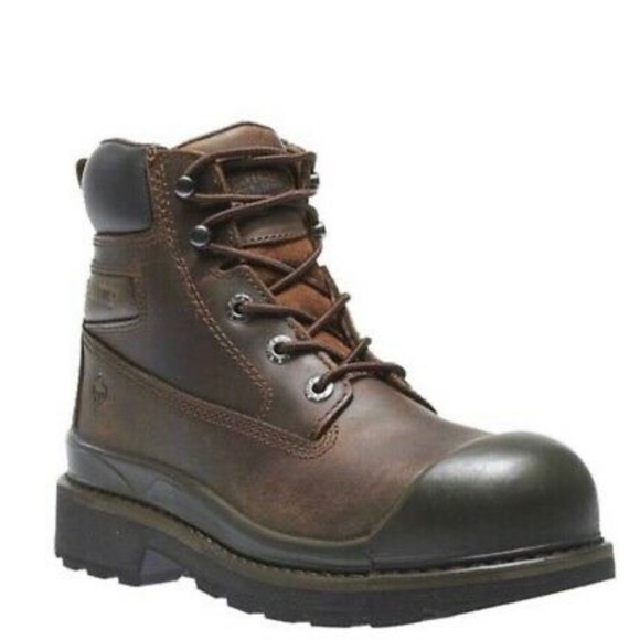 Men's Wolverine Crawford All Weather No-Slip Steel Toe Boot SZ 12 EW Extra Wide